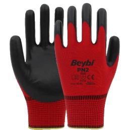 BEYBİ PN2 ELDİVEN KIRMIZI-SİYAH NO:10 -PBE0007